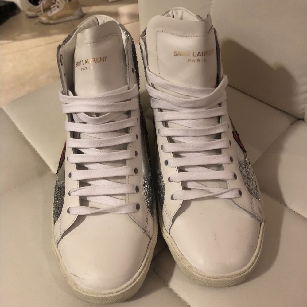 Saint Laurent High Top Sneakers